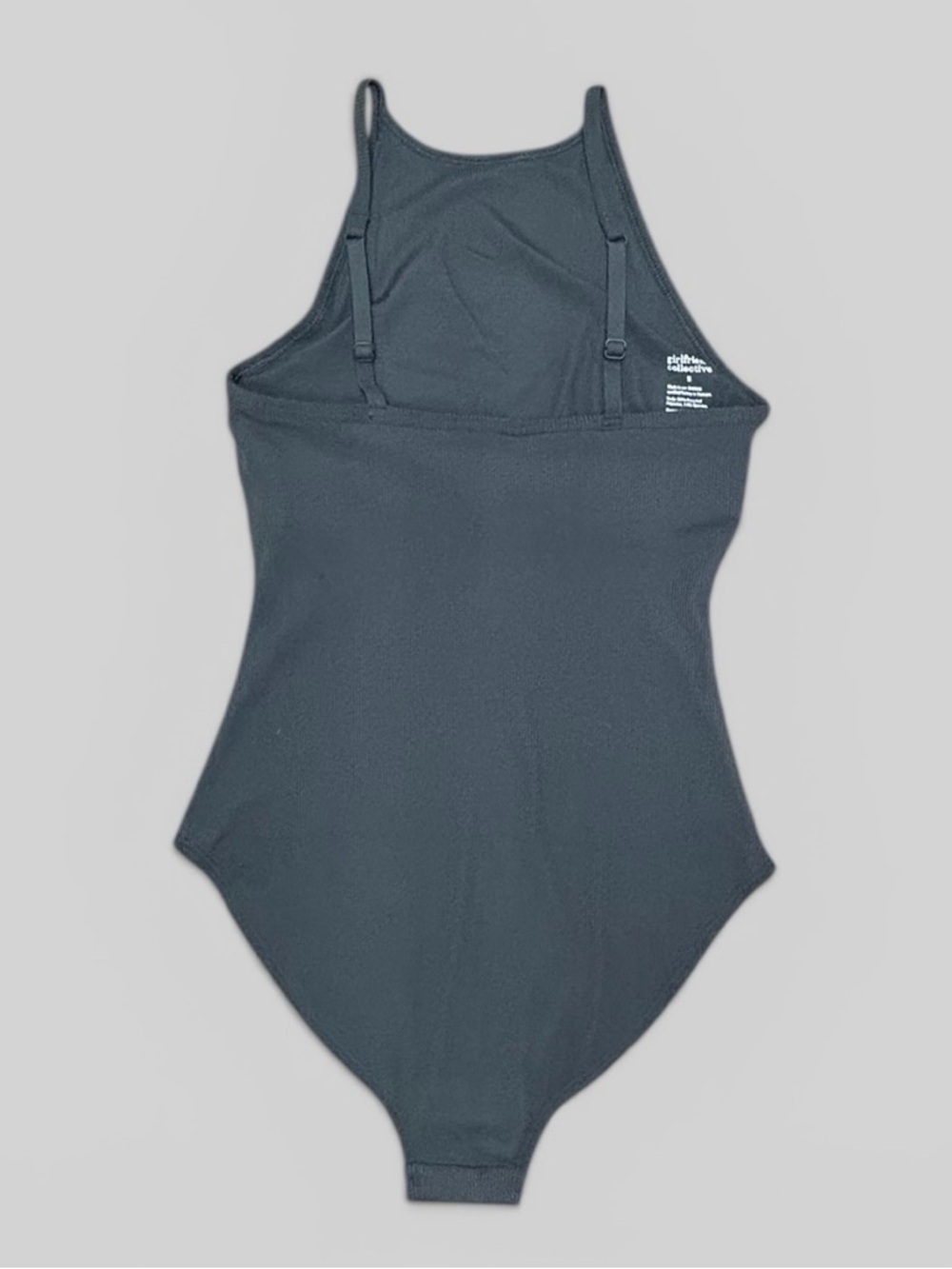 Girlfriend Collective Black Marlow High Neck Bodysuit Size M NWOT - Picture 4 of 6